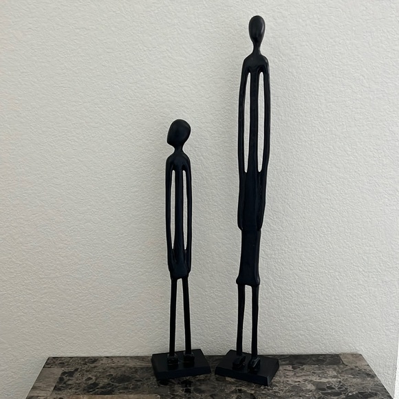 Pottery Barn Accents Pottery Barn Cast Shadow Sculpture Statues